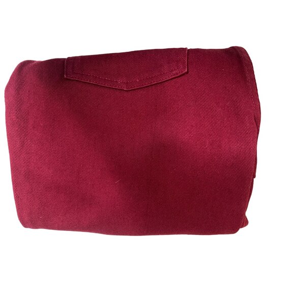 Vintage Jeanology Red Cotton Women's Pants Size 8 Straight Leg 5 Pocket - Picture 15 of 15